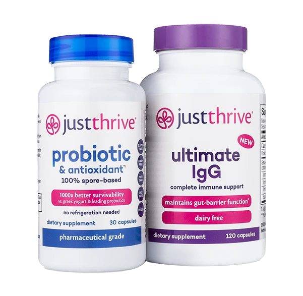 Just Thrive® Ultimate Immunity Bundle (Probiotic + IgG)