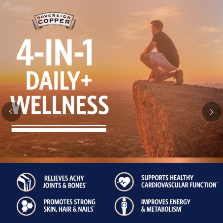 Sovereign Copper Bio-Active Copper Hydrosol 4 oz