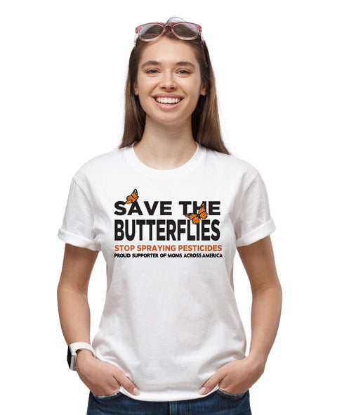 Save the Butterflies Ladies T-shirt