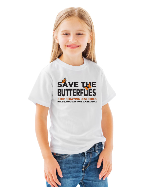 Save the Butterflies Kid Youth T-shirt