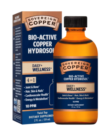 Sovereign Copper Bio-Active Copper Hydrosol 4 oz