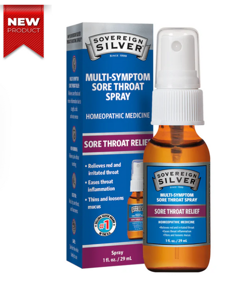 Sovereign Silver Multi-Symptom Sore Throat Spray