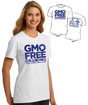 GMO Free Grandma Ladies T-shirt - Moms Across America