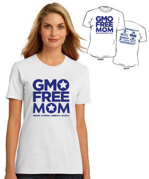 GMO Free Mom Ladies T-shirt - Moms Across America