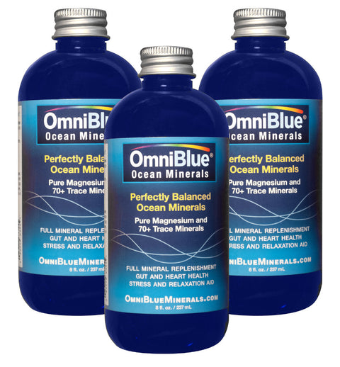 OmniBlue Ocean Minerals 8oz - 3 Bottles